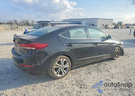 2018 Hyundai Elantra Sel z USA, uszkodzony, nr VIN KMHD84LF5JU665953